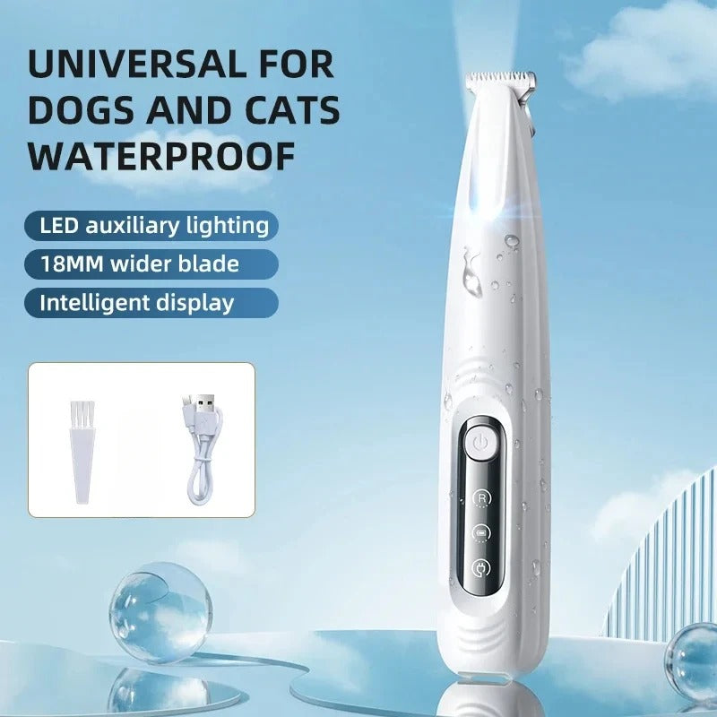 Dog Paw Trimmer with LED Light