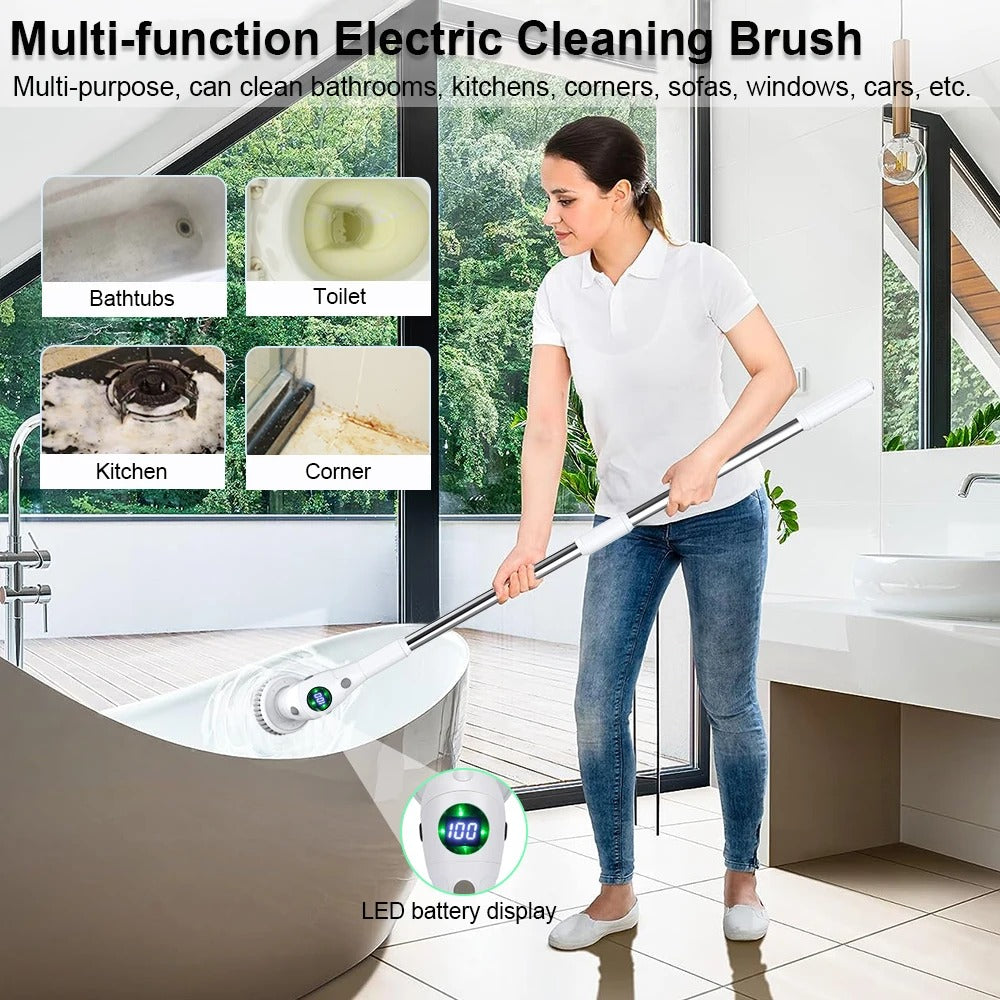 Electric 8 in 1 Cleaning Brush