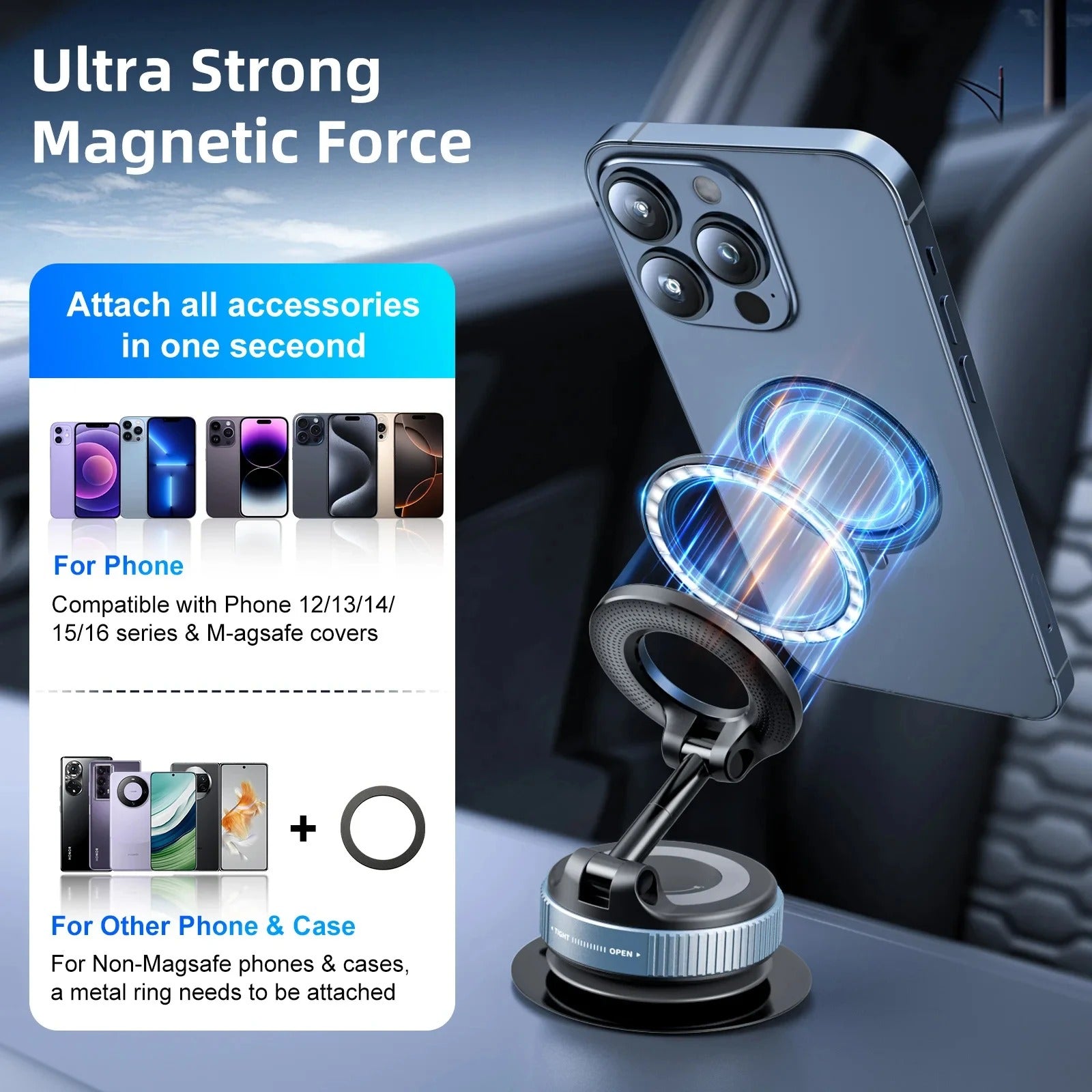 Premium Magnetic Phone Holder