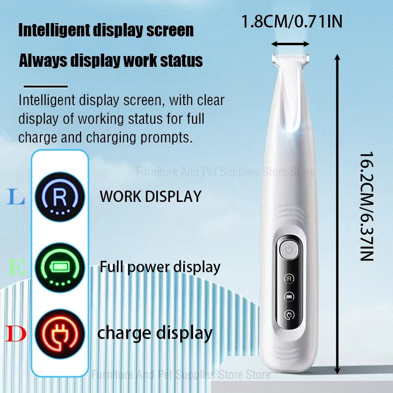 Dog Paw Trimmer with LED Light